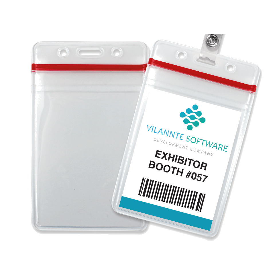 Porta-cartão flexível vertical, 1815-1110