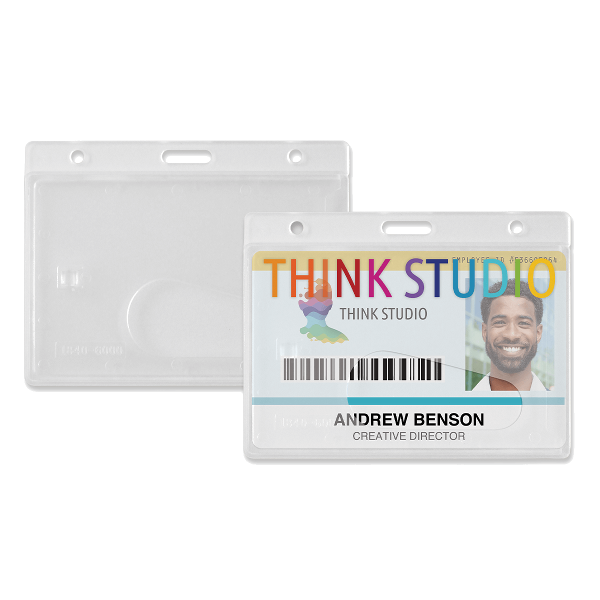 Porta-cartão rigído horizontal, 1840-6000