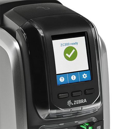 visor da impressora zebra zc350